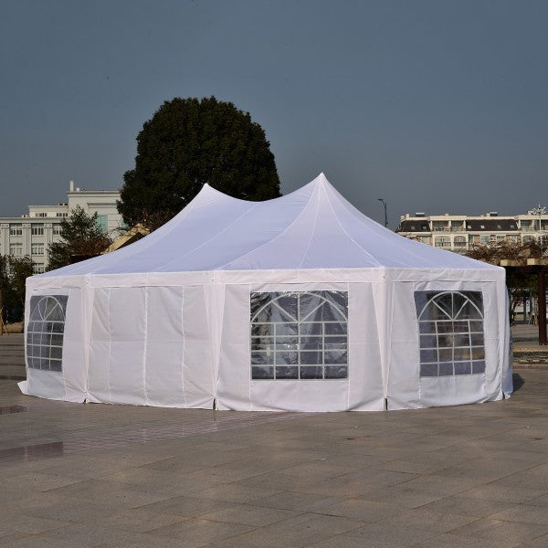 High Peak Decagon Party Tent With 10 Removable Walls 29X21