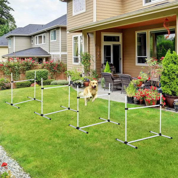 Jump Bar Dog Agility Training Gear Set of 4 CasaShop